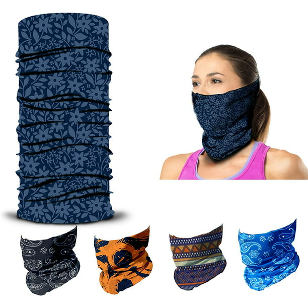 Magic Headwear Cool Blue Painting Outdoor Scarf Headbands Bandana Mask Neck Gaiter Head Wrap Mask Sweatband 